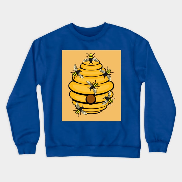 Sweet Honey Bees Beekeeper Beekeeper Crewneck Sweatshirt by flofin